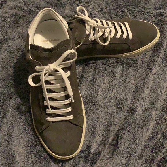 Saint Laurent SL06 41 Brown Suede - Picture 2 of 5